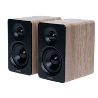 Edifier M60 2.0 Compact Desktop Speakers, Oak